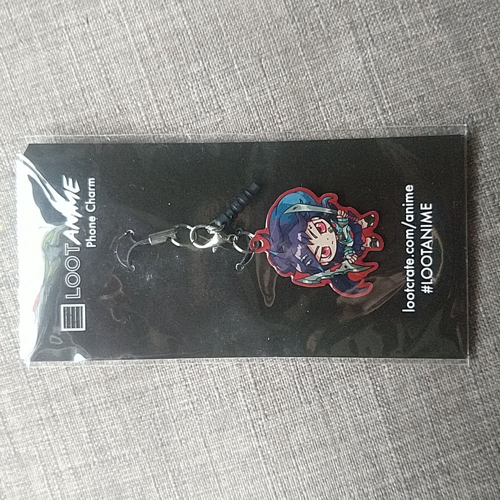Loot Anime Phone Charm Killer Blood Knives Out Purple Hair Manga Yandere Gift